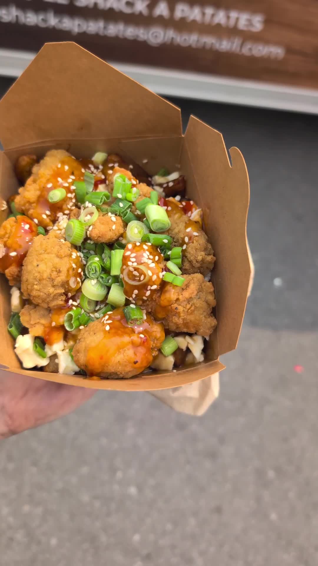 Un repas du foodtruck dégusté lors de l’événement